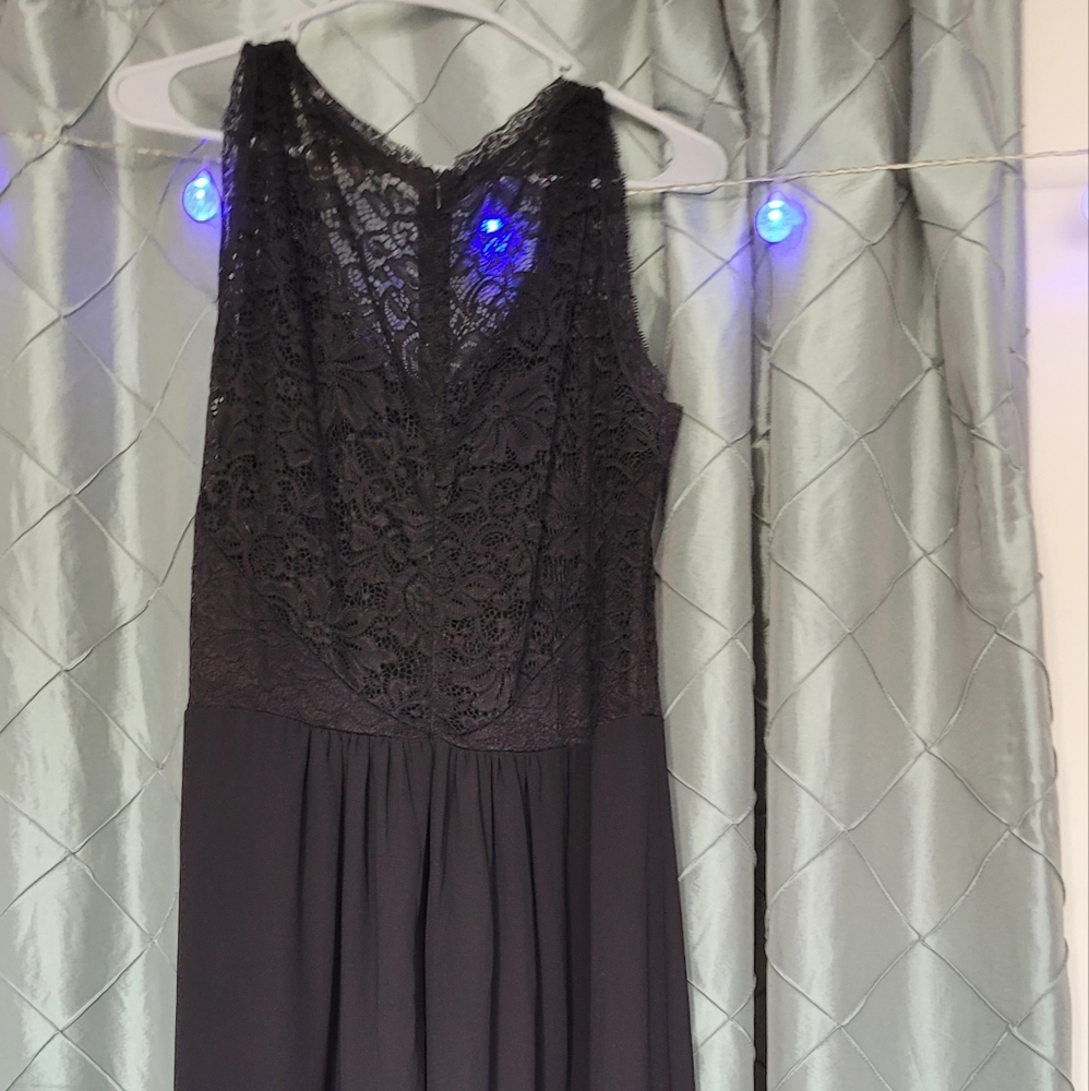 Black formal dress